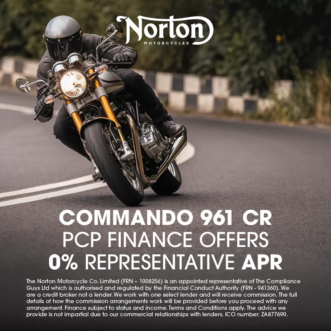 Norton Commando 961 CR (PCP) Promotion - Now Live!