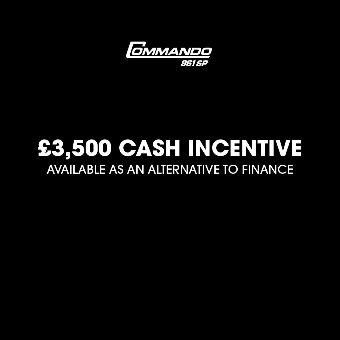 Norton Commando 961 SP (Cash Alternative) Promotion - Now Live!